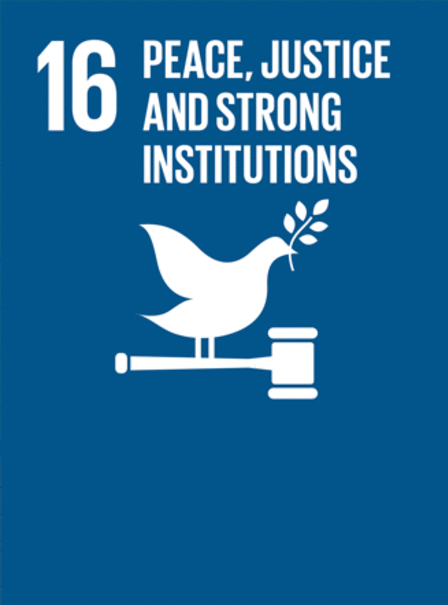 16: Peace and Justice Strong Institutions